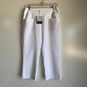 NWT PUMA Powershape Crop Capri Golf Pants Women's Medium White